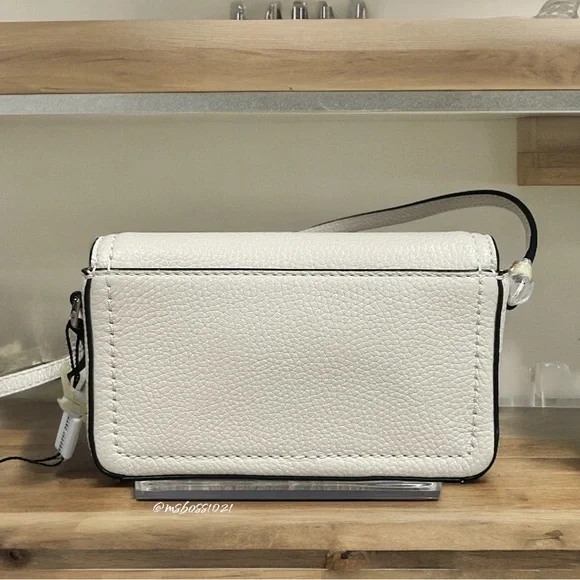 MARC JACOBS Groove Leather Mini Crossbody + Cardholder in Cotton NWT - Picture 4 of 10